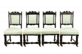 Appraisal: Set English Renaissance Revival Dining Chairs English late th early