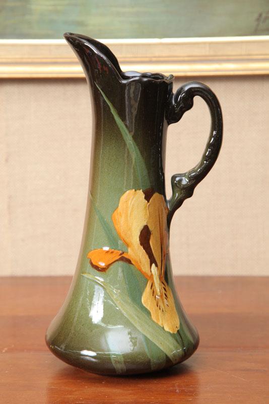 Appraisal: WELLER PITCHER Marked with and incised W on the base