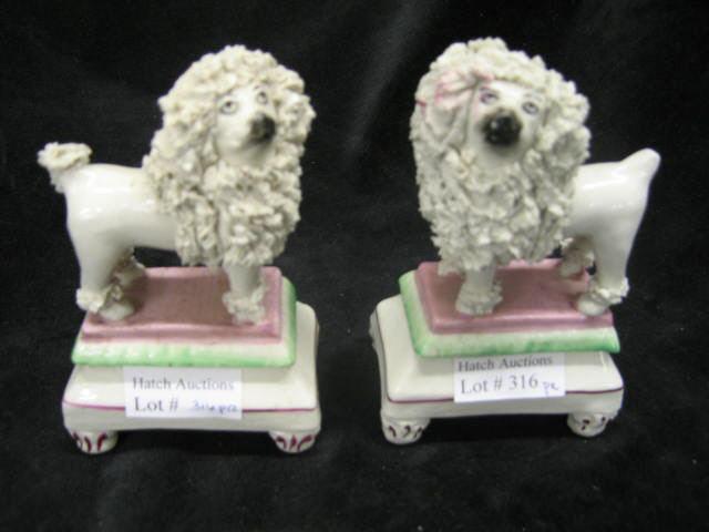 Appraisal: Pair of Staffordshire Poole Figurines tall