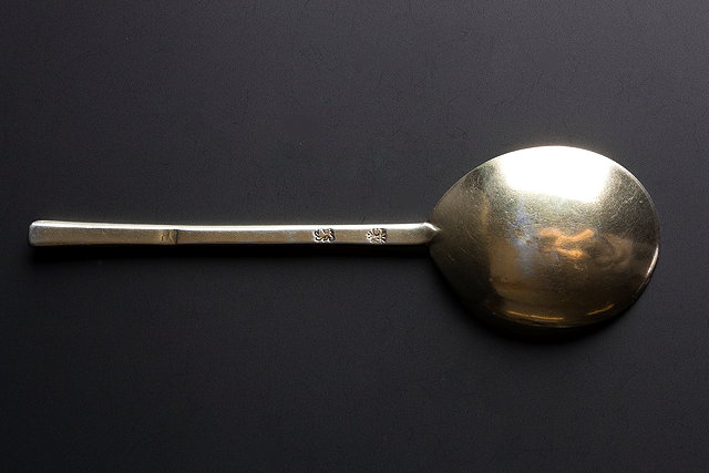 Appraisal: A SILVER GILT SLIP TOP SPOON struck in bowl and