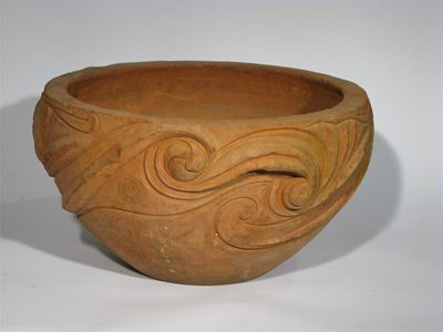 Appraisal: A Compton Potters Art Guild Celtic terracotta jardiniere designed by