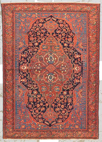 Appraisal: A Malayer rug Central Persia first quarter th century size