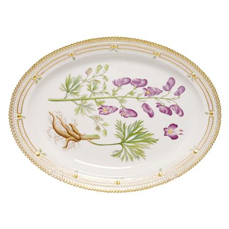 Appraisal: Royal Copenhagen Porcelain Flora Danica Platter Estimate -