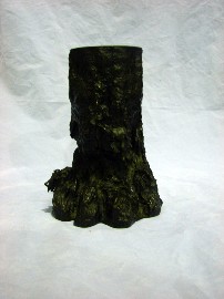 Appraisal: A Japanese bronze vase cast in the form of a