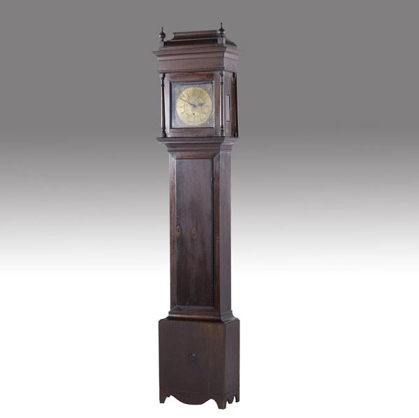 Appraisal: JOSEPH WILLS GRANDFATHER CLOCK Thirty-hour Philadelphia clock with brass dial