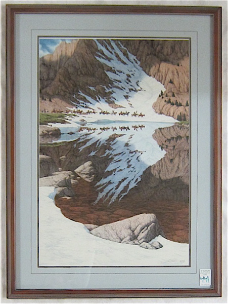 Appraisal: BEV DOOLITTLE LIMITED EDITION PRINT American th Century Season of