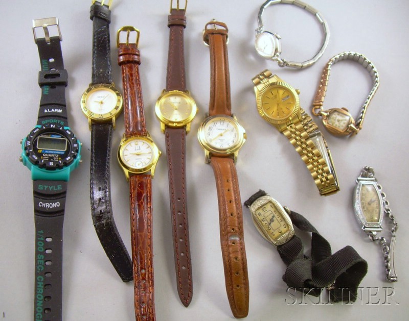 Appraisal: Group of Fashion Wristwatches