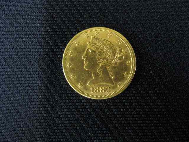 Appraisal: U S Liberty Head Gold Coin XF AU