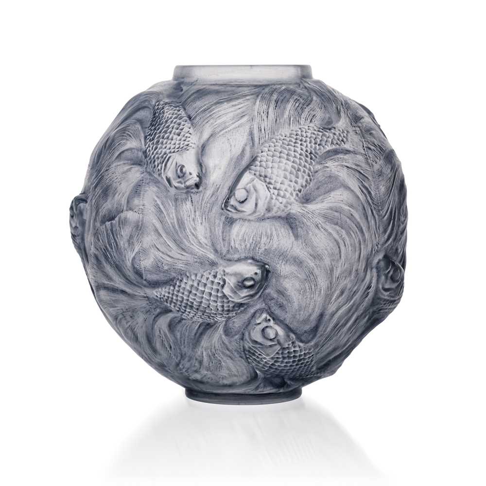 Appraisal: REN LALIQUE FRENCH - FORMOSE VASE NO designed clear frosted