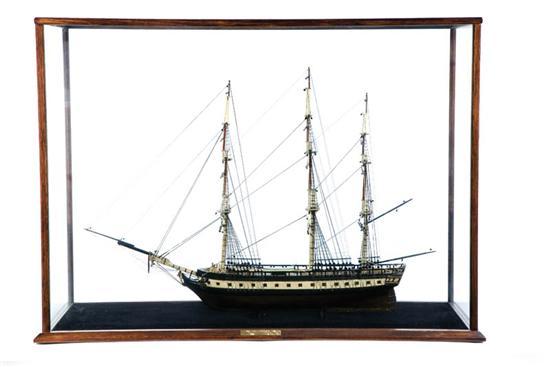 Appraisal: MODEL OF THE USS CONSTITUTION Pennsylvania ca Wonderfully detailed model