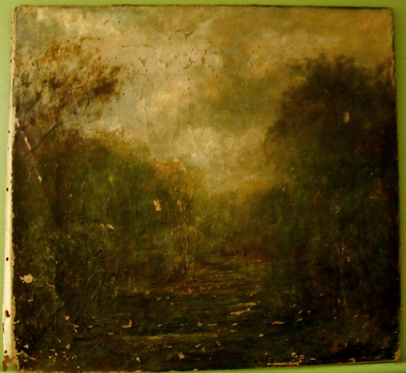 Appraisal: By Grace Calvert Holland - - pair of wooded landscape