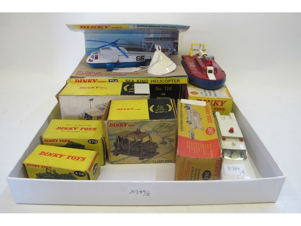 Appraisal: A lot comprising seven assorted boxed Dinky die-cast models Seaking