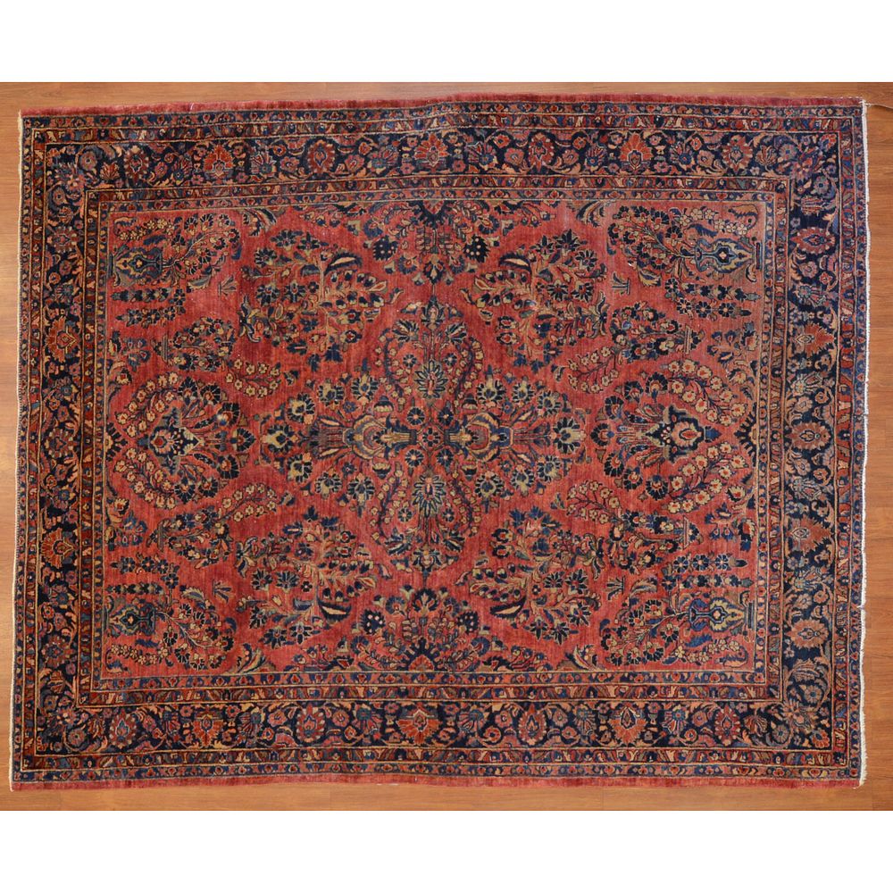 Appraisal: Semi Antique Sarouk Rug Persia x Second quarter- th century