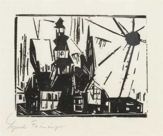 Appraisal: FEININGER LYONEL New York Troistedt Wood cut nd state Signed