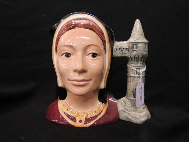 Appraisal: Royal Doulton Catherine of Aragon character mug large D- excellent