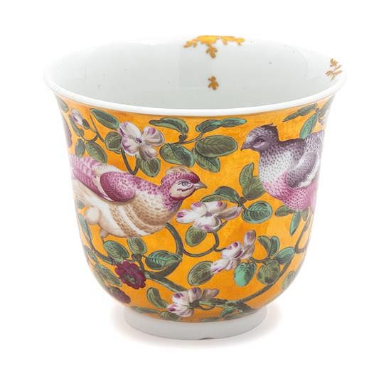 Appraisal: A Chelsea Porcelain Cup Height x diameter inches A Chelsea