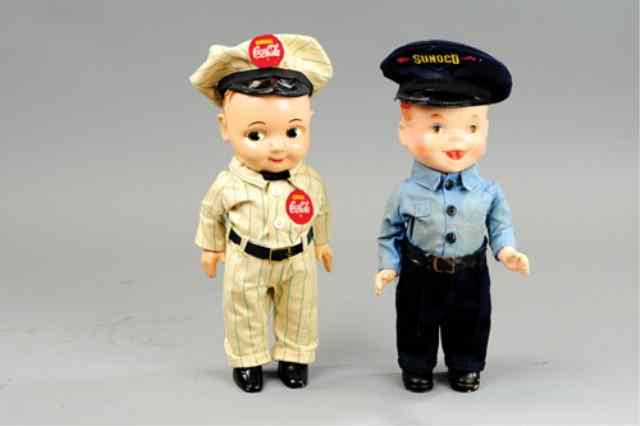 Appraisal: BUDDY LEE DOLLS Both done in composition bodies includes a