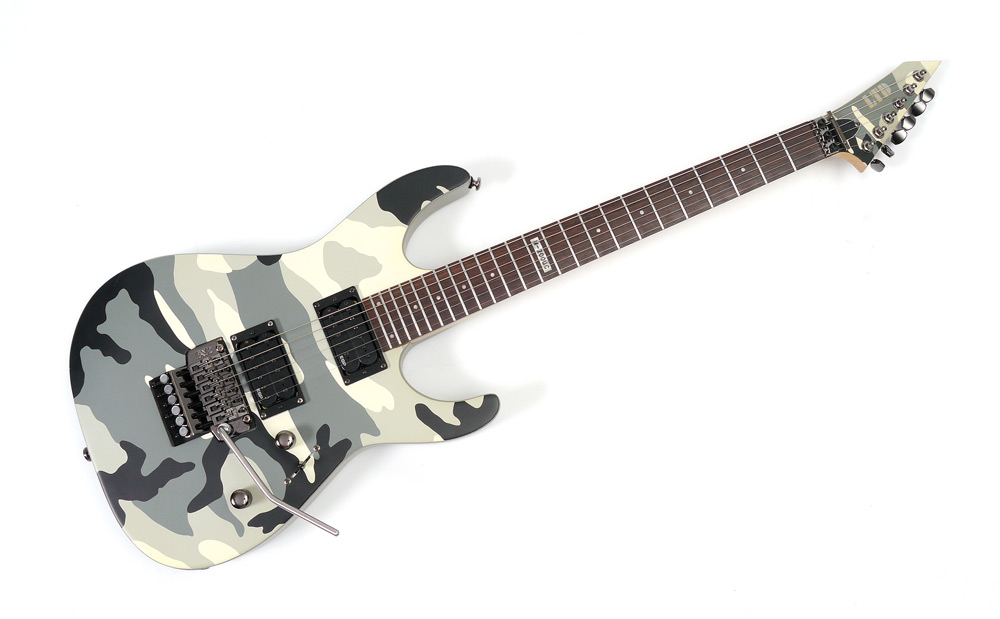 Appraisal: ESP LTD M- UC URBAN CAMOUFLAGE ELECTRIC GUITAR Urban Camouflage