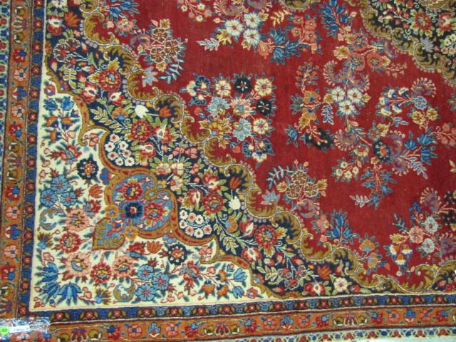 Appraisal: Semi-antique oriental rug Senan design x