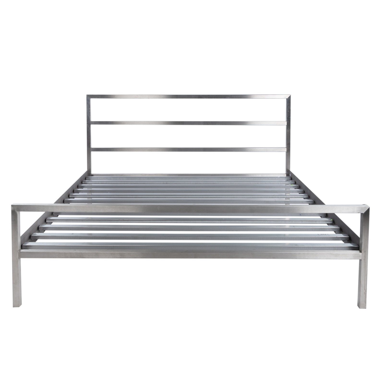 Appraisal: ROOM BOARD PARSON'S METAL KING-SIZE BED st century hand welded