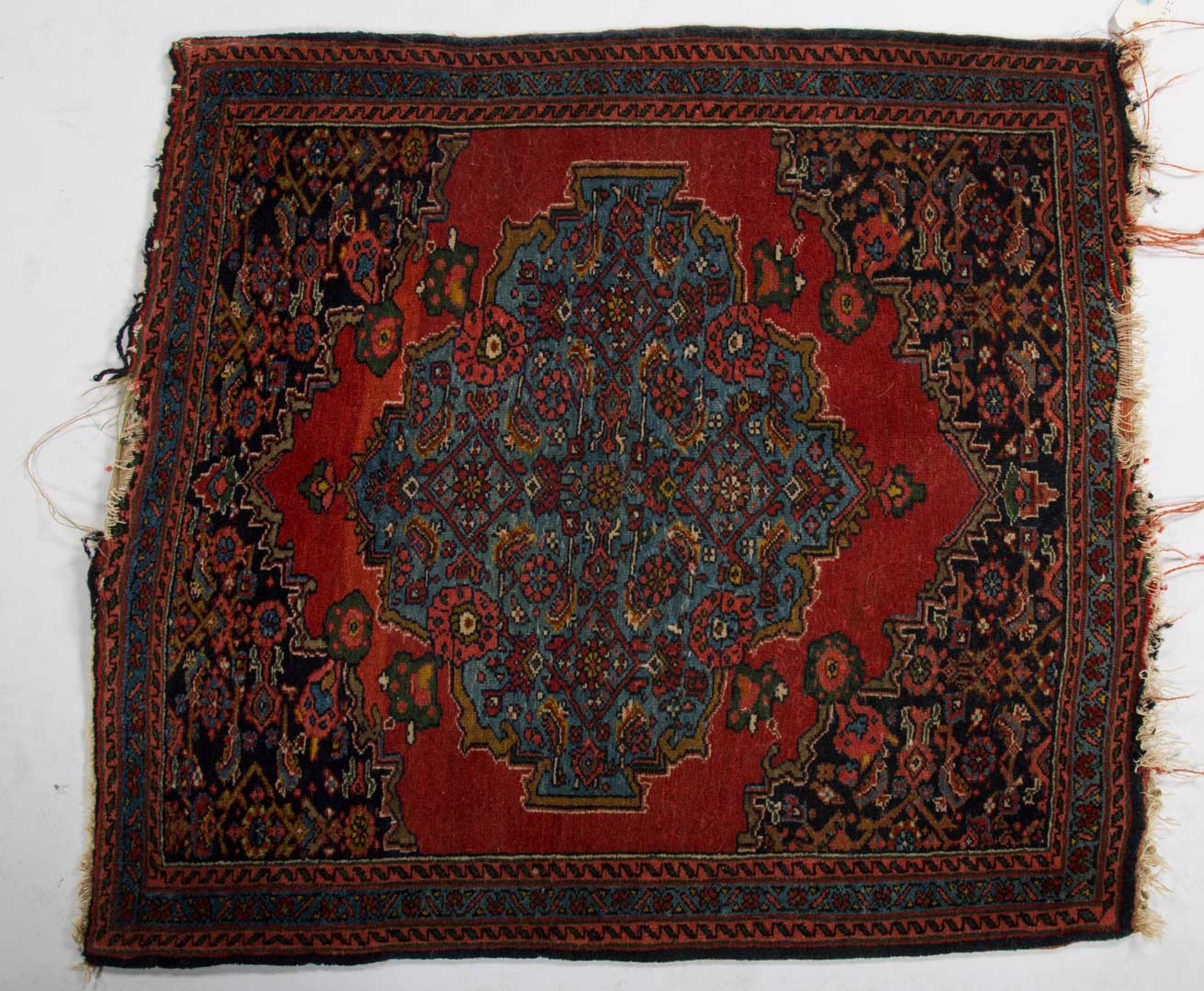 Appraisal: Antique Bijar rug approx x Persia circa Condition Ends wear