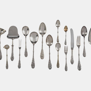 Appraisal: Thorwald Bindesboll for Absalon Silver Danish - Tang Flatware Service