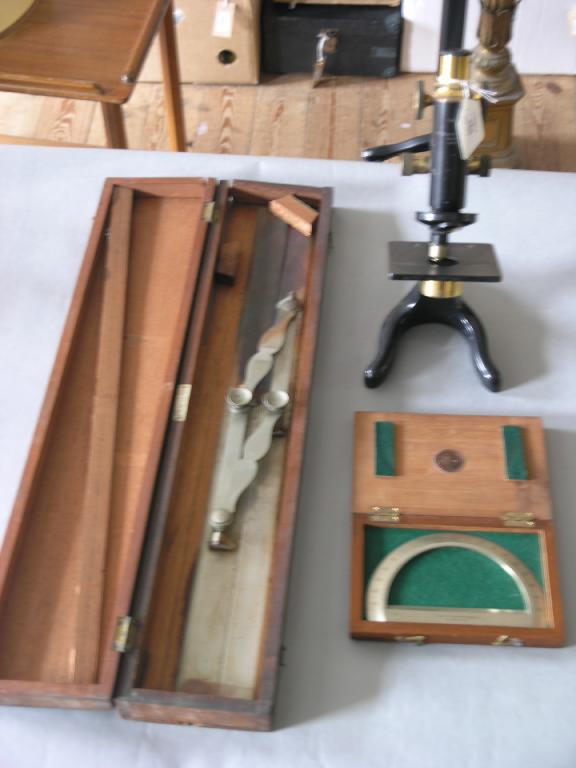 Appraisal: A microscope by W Watson Sons 'Kima' together with a