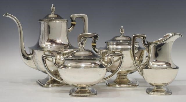 Appraisal: lot of American sterling silver tea and coffee set Towle