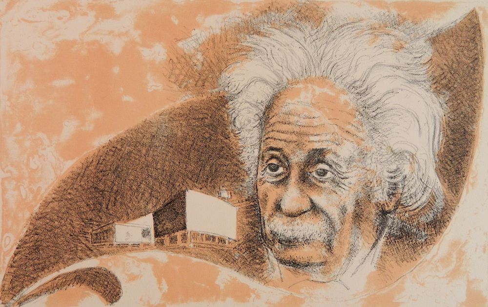 Appraisal: Chaim Gross lithograph Chaim Gross American - - Einstein Collage