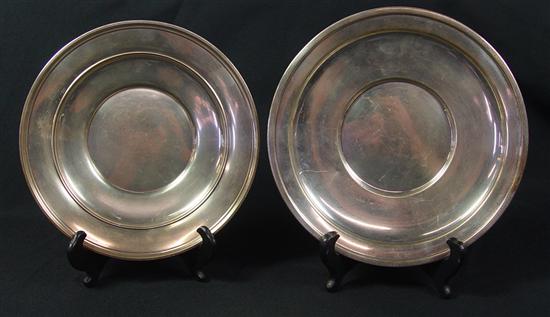 Appraisal: Gorham Sterling Plate Minor denting in bottom diameter Together with