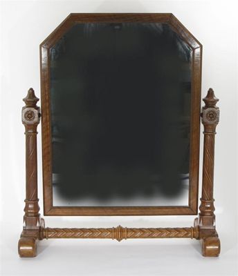 Appraisal: A hardwood dressing table mirror designed by A W N