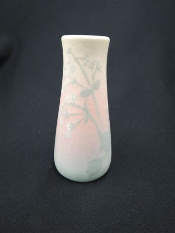 Appraisal: Rookwood Art Pottery Vase handpainted floral vellum glaze pastel colors