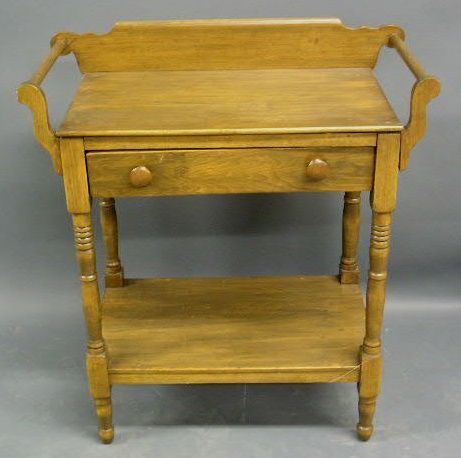 Appraisal: Sheraton pine washstand h x w x d