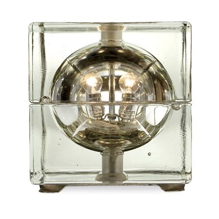 Appraisal: th Century Design Cube Lamp Estimate -