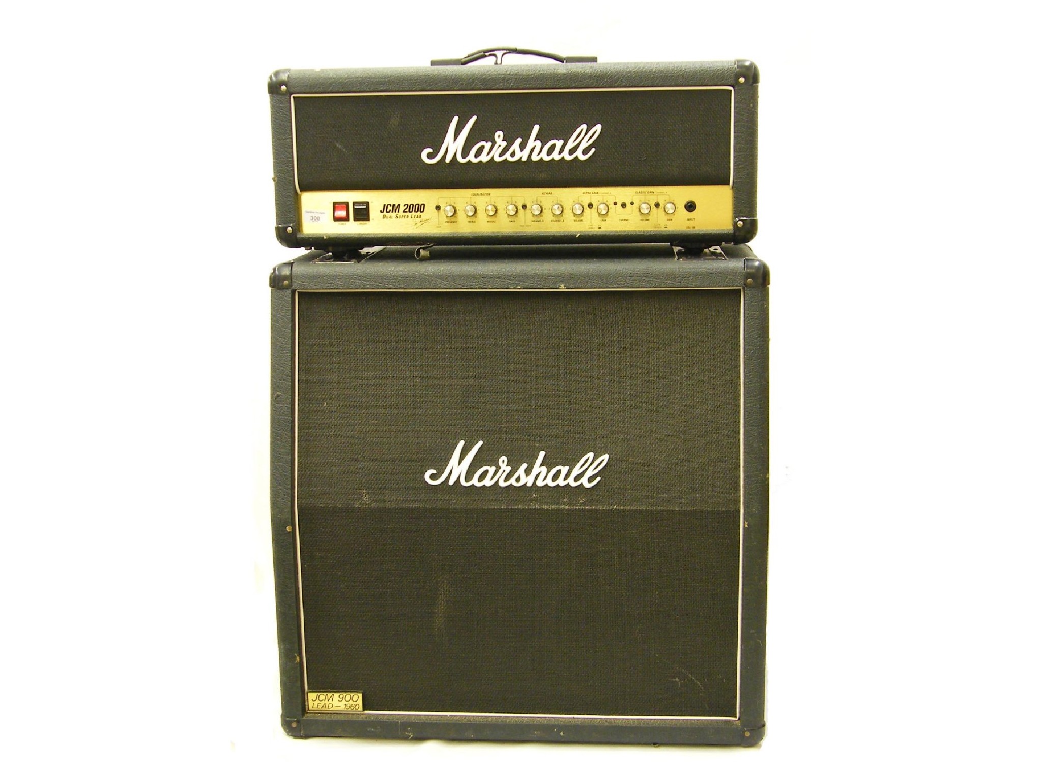 Appraisal: Marshall JCM Dual Super Lead amplifier head together with a