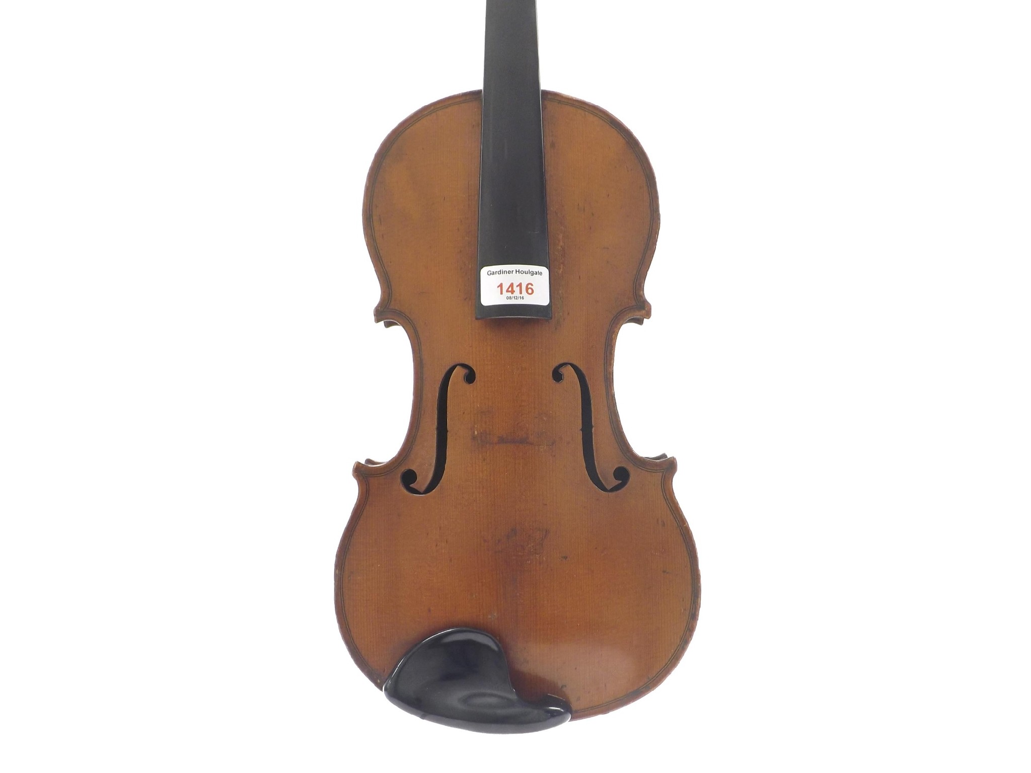 Appraisal: French violin branded Nicolas Bertolini to the inner back the