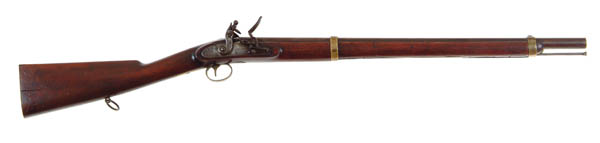 Appraisal: FLINTLOCK MUSKETOON Cal - rnd bbl The commercial flintlock is