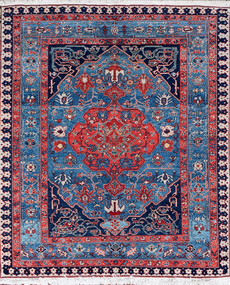 Appraisal: Modern Medallion Carpet in the Persian Design ft in x