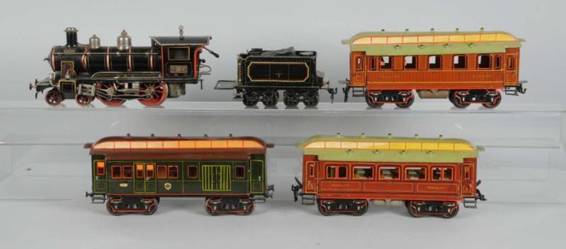 Appraisal: Marklin -Gauge F E Live Steam Passenger Set Description One