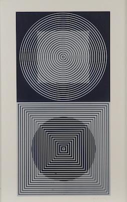 Appraisal: Victor Vasarely French Hungarian - Constellations Gamma Serigraph on paper