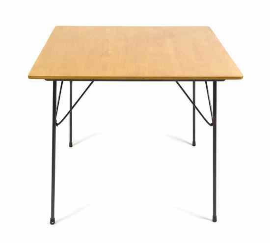 Appraisal: An American DTM- Dining Table Charles and Ray Eames for