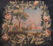 Appraisal: Another Preliminary Painting for Aubusson Tapestry Preliminary painting for the