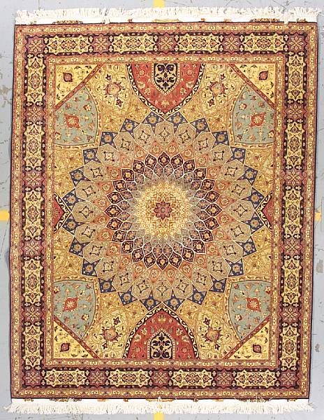 Appraisal: A Tabriz rug size approximately ft in x ft in