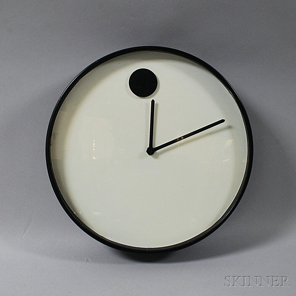 Appraisal: Howard Miller Museum Wall Clock th century designed by Nathan