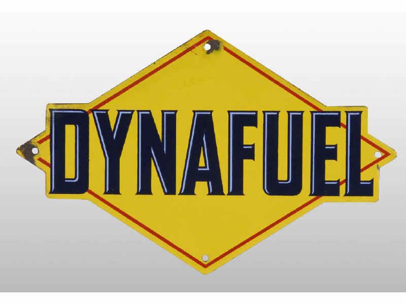 Appraisal: Dynafuel Porcelain Diamond Sign Description Three or four small chips