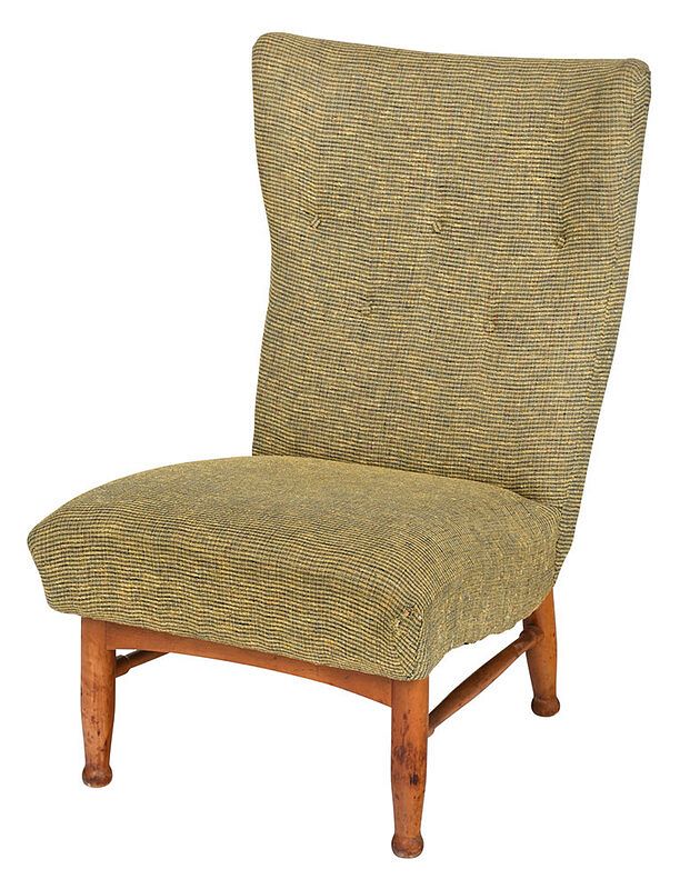 Appraisal: Elias Svedberg Swedish Modern Easy Chair circa s label for