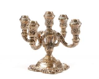 Appraisal: German Light Sterling Candelabra Gebruder Kuhn Gebruder Kuhn Germany founded