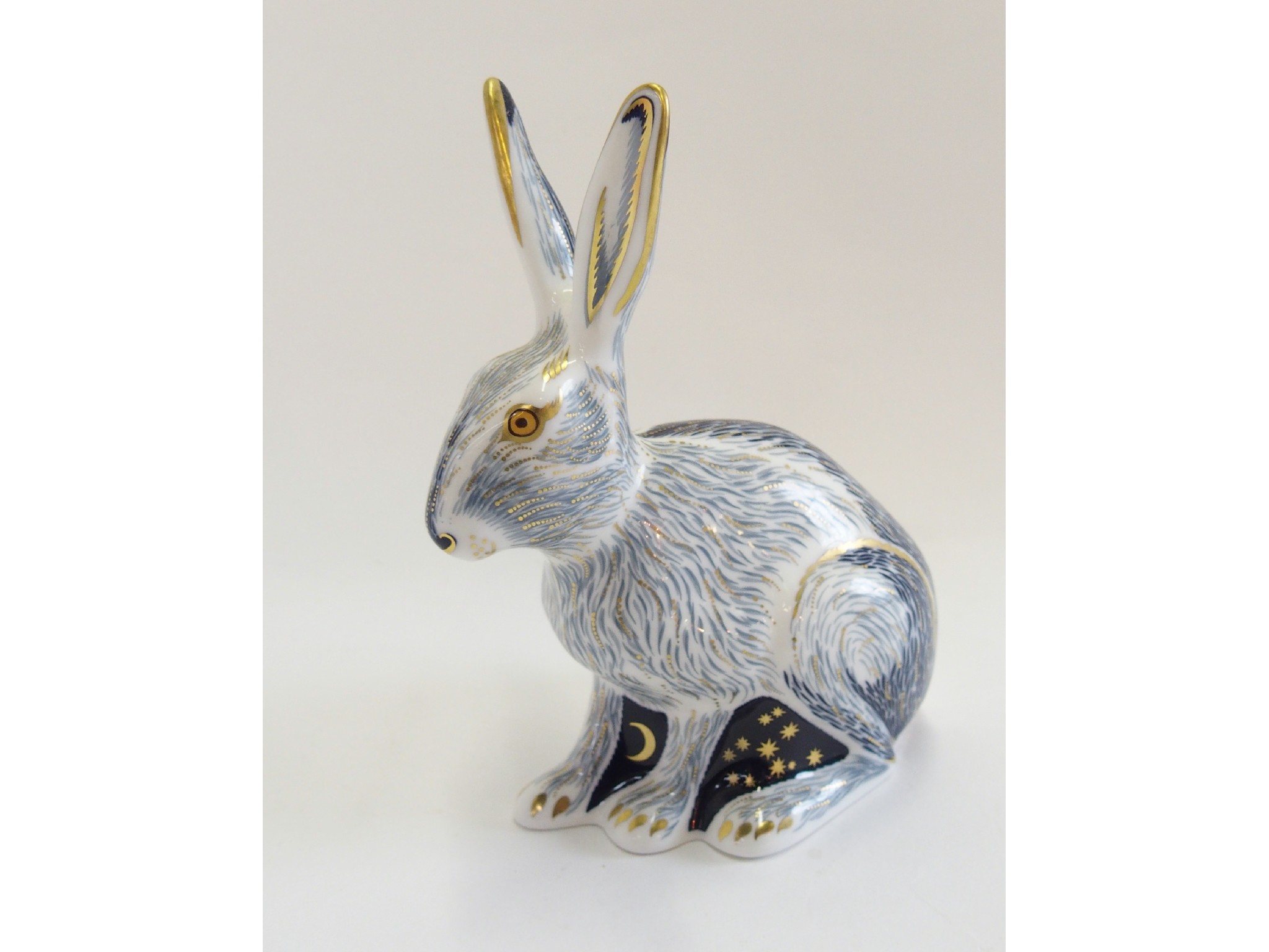 Appraisal: Royal Crown Derby porcelain paperweight Starlight Hare