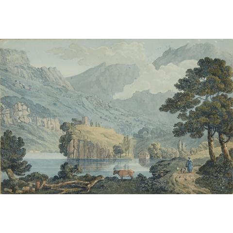 Appraisal: Mathias Gabriel Lory - THE LAKE OF WALLENSTADT Swiss Watercolour