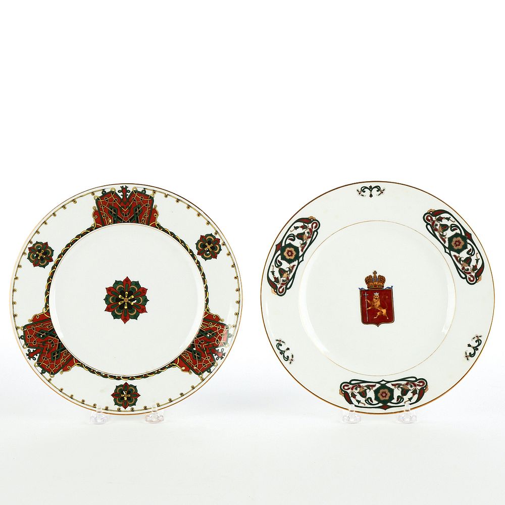 Appraisal: Grp Kornilov Bros Russian Porcelain Plates Kornilov Kornilow Brothers St